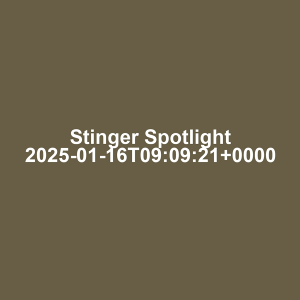 Stinger Spotlight 2025-01-16T09:09:21+0000