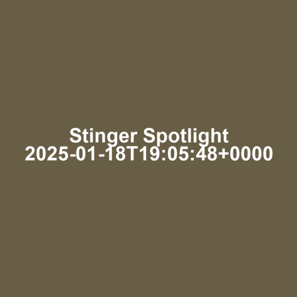 Stinger Spotlight 2025-01-18T19:05:48+0000