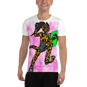Copycats's LaNiye Watercolor Men's athletic t-shirt