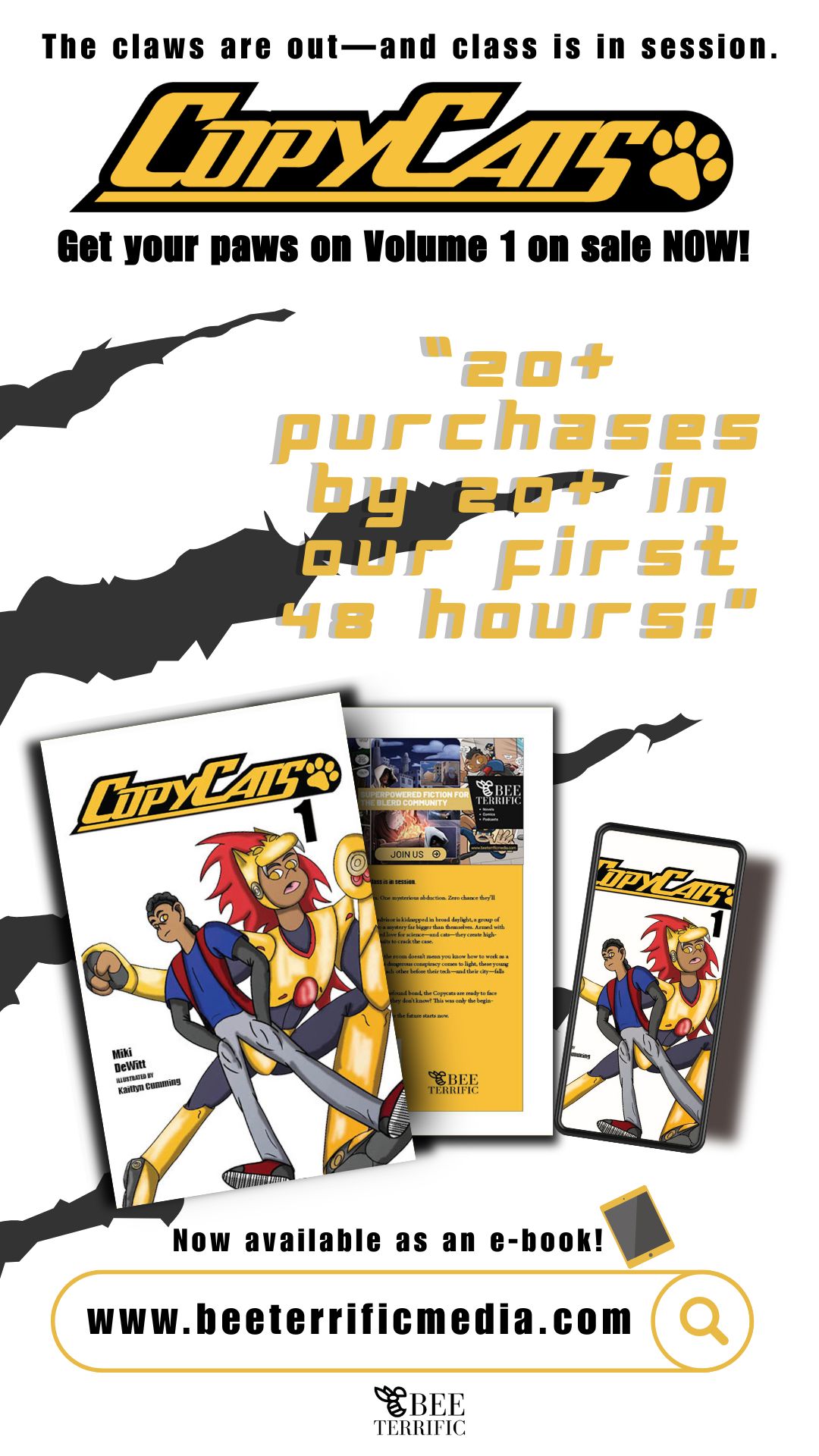 Get Your Paws on Copycats Volume 1 today